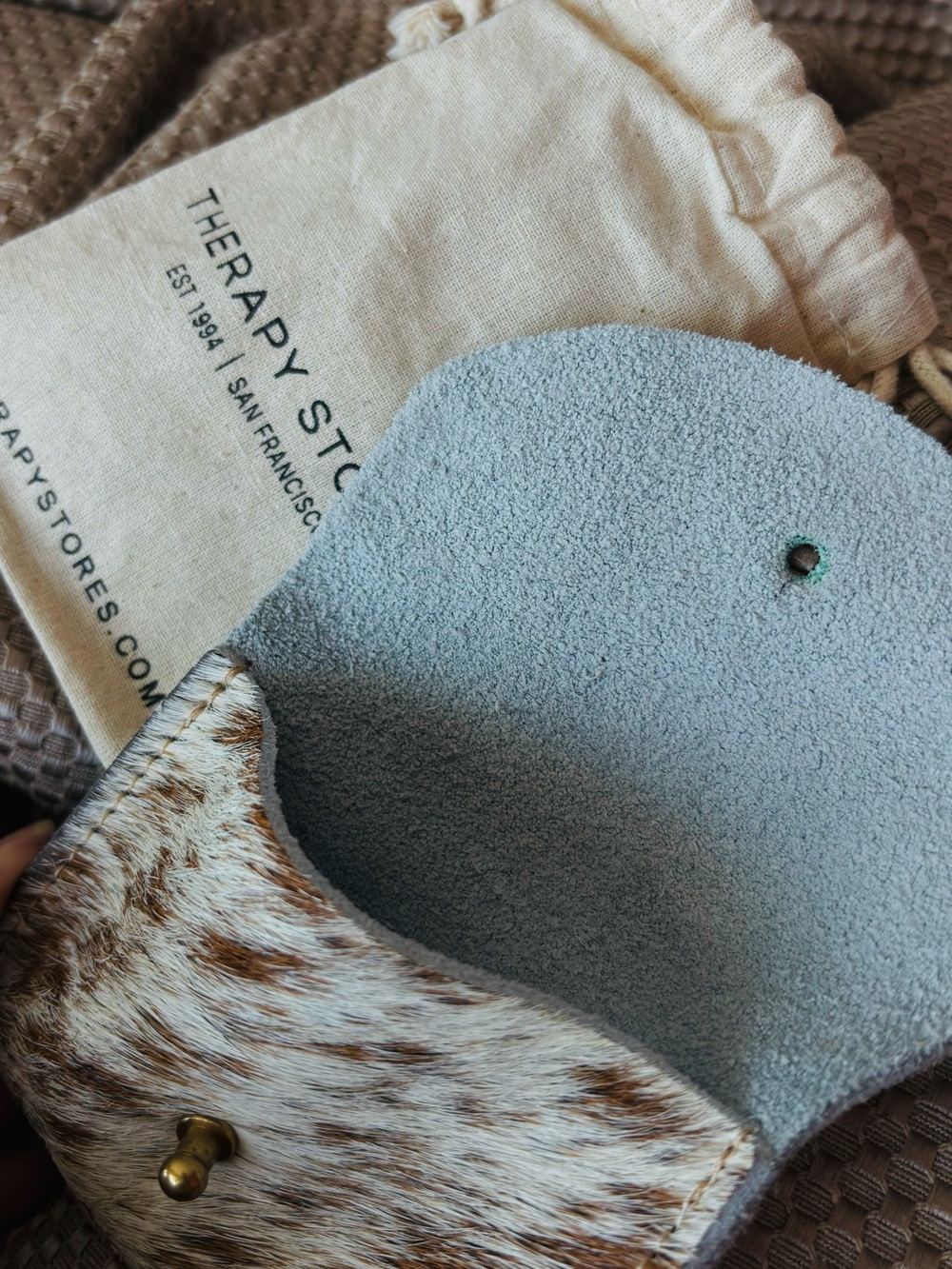 Prime Cut rawhide Card Holder - Picture 2 of 5